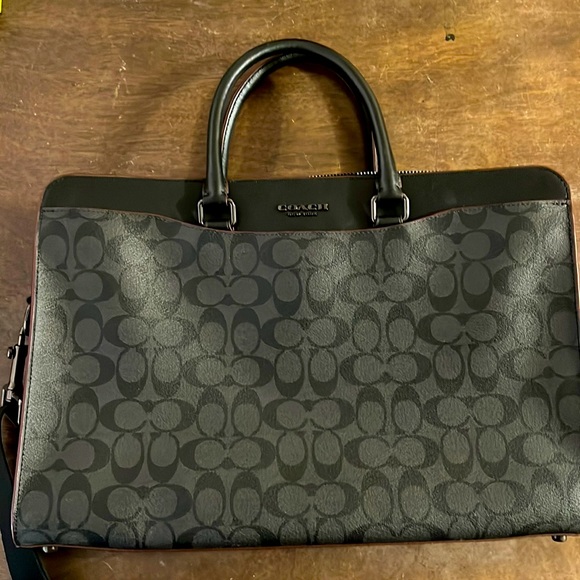 Coach men’s brief case cross shoulder - Picture 1 of 12